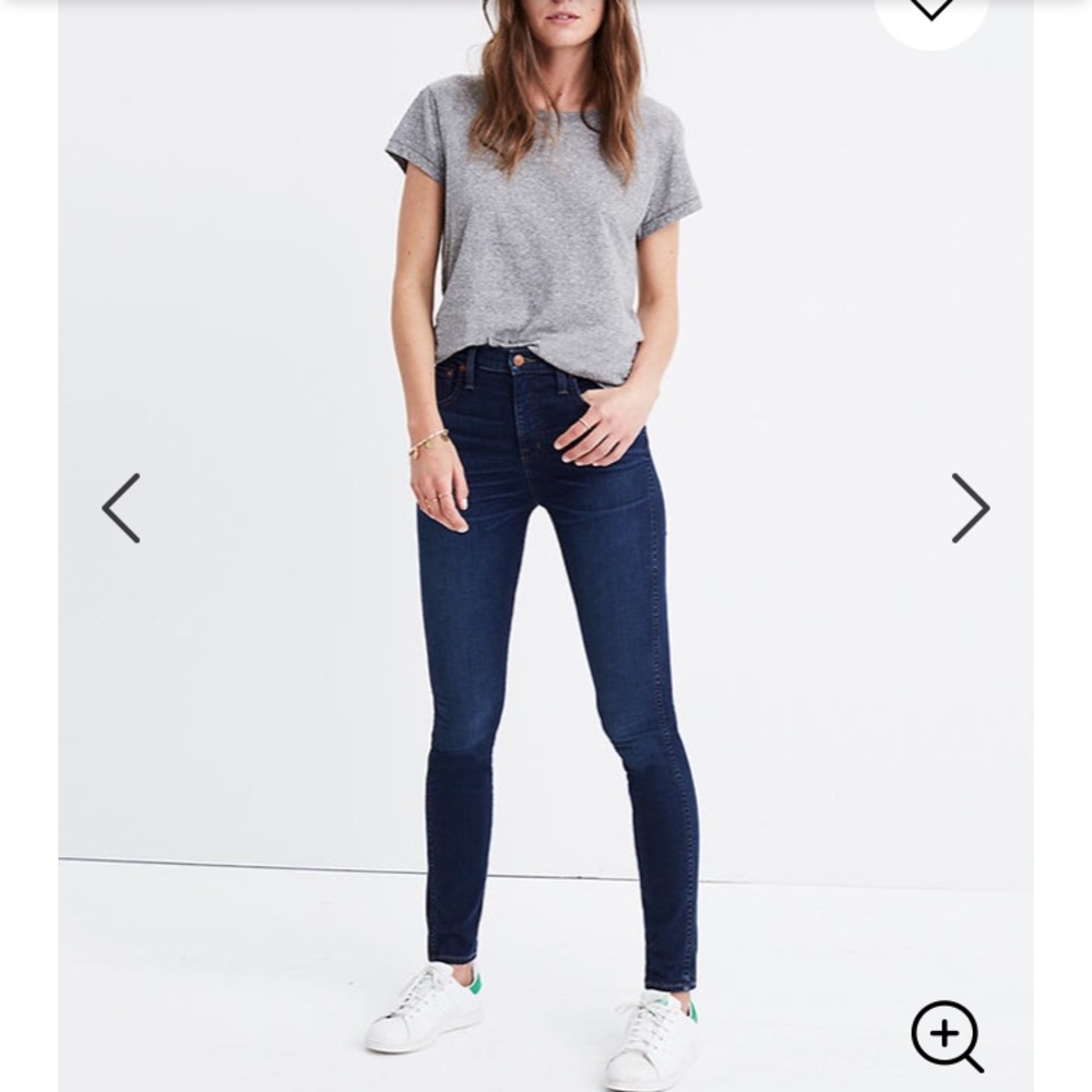 Madewell 10” Skinny High Rise Jeans